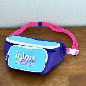 Igloo Throw Back Collection Stay Cool Retro 90s Cooler Fanny Pack Adjustable T71